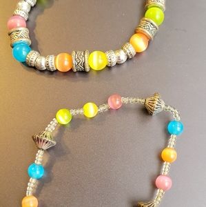 Beaded bracelet set